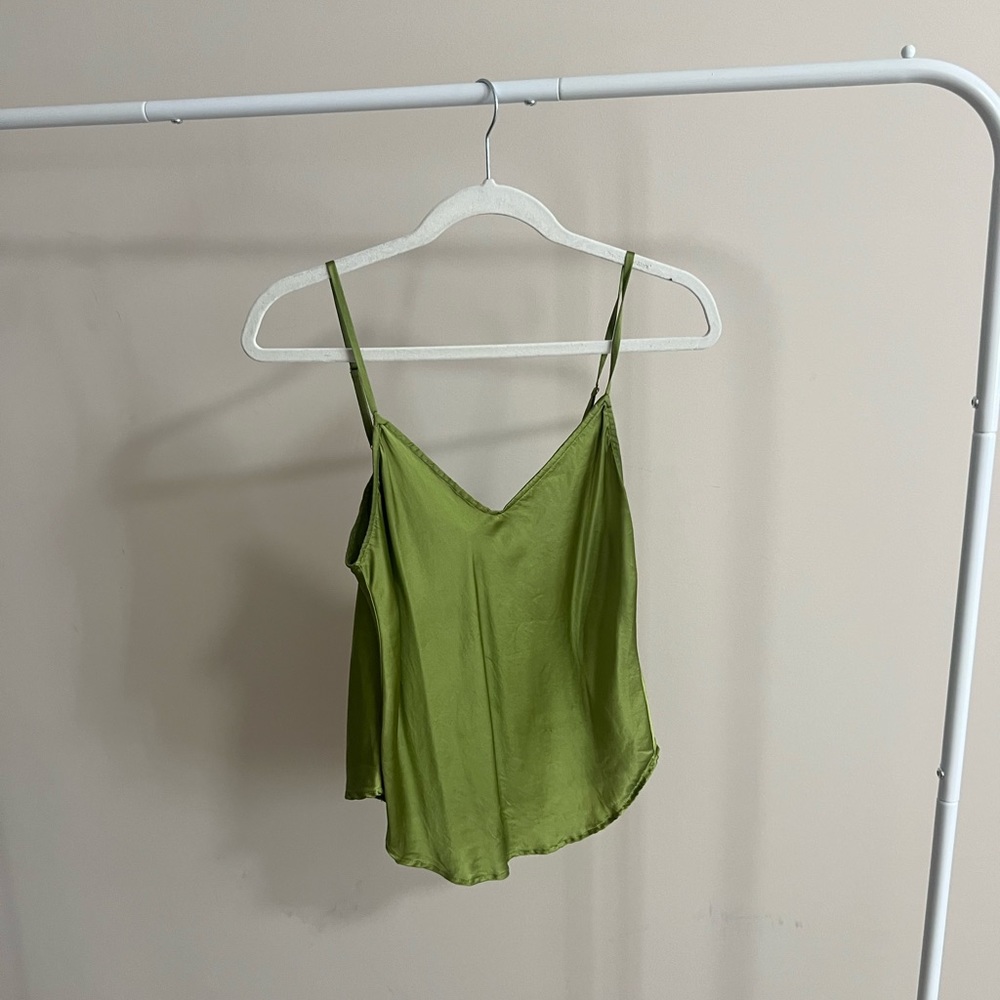 reformation silk tank